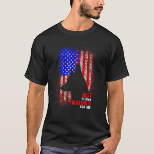 Camiseta Papá perro alguna vez Bandera estadounidense Padre