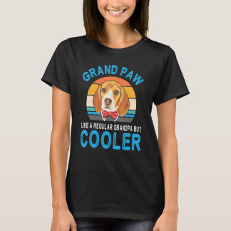 Camiseta Papa Perro Beagle Pata Abuelo Como Un Abuelo Norma