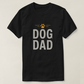 Camiseta Papá Perro con Diseño Simple de Amante de Perros c