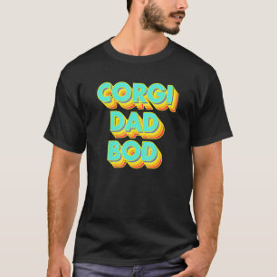 Camiseta Papá Perro Corgi Galés Gimnasio Hombre Fitness Pad
