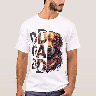 Camiseta Papá perro de la recuperación dorada - Loyal y com