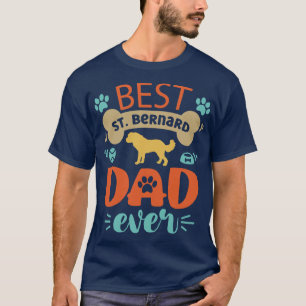 Camiseta Papá Perro de San Bernardo