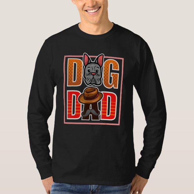 Camiseta Papá Perro Día del Padre Perro  Perrito Fur Daddy (Anverso)