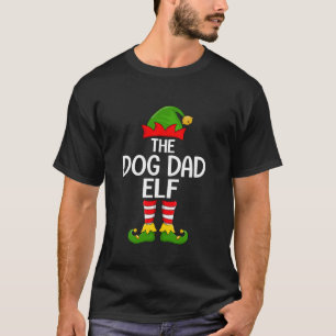 Camiseta Papá Perro Elfo Navidad Familia Pareja Elfo Squad