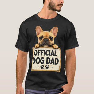 Camiseta Papá Perro Este Padre Raza Bulldog Francés Arte