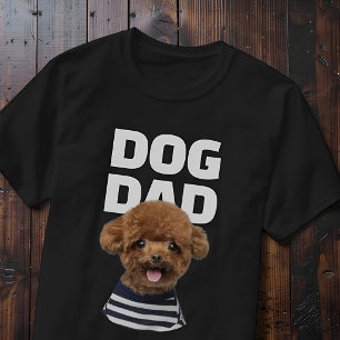 Camiseta Papá Perro Genial Personalizado con Foto