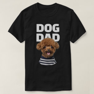 Camiseta Papá Perro Genial Personalizado con Foto