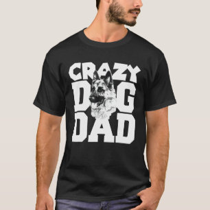 Camiseta Papá Perro Loco Me Encanta Mi Perro Como Un Hijo