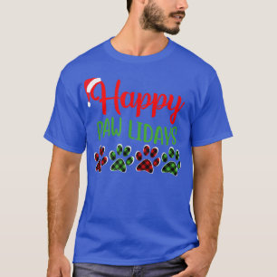 Camiseta Papá Perro Mamá Feliz Navidad