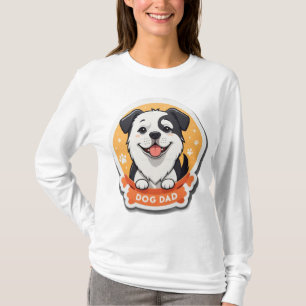 Camiseta Papá Perro / Mamá Perro - Cara mínima Imprimir cam