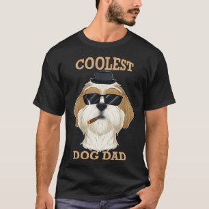 Camiseta Papá Perro más Coolest I Shih Tzu Dad I Shih Tzu