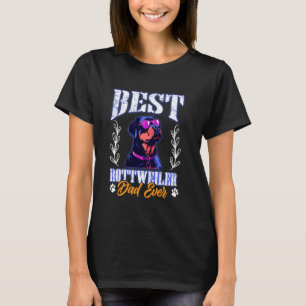 Camiseta Papá Perro mejor dueña de ROTTWEILER PADRE alguna 