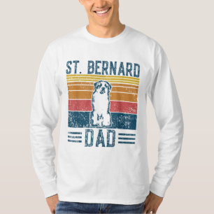 Camiseta Papá Perro - Papá Vintage St. Bernard