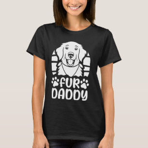 Camiseta Papá Perro - Raza Lechadora Dorada Fur Papi