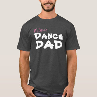Camiseta Papá personalizado de la danza