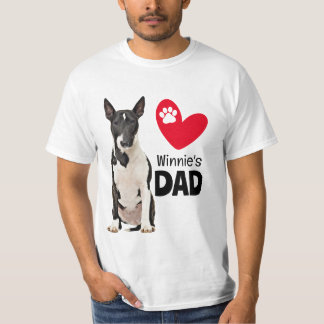 Camiseta Papá Personalizado del Bull Terrier
