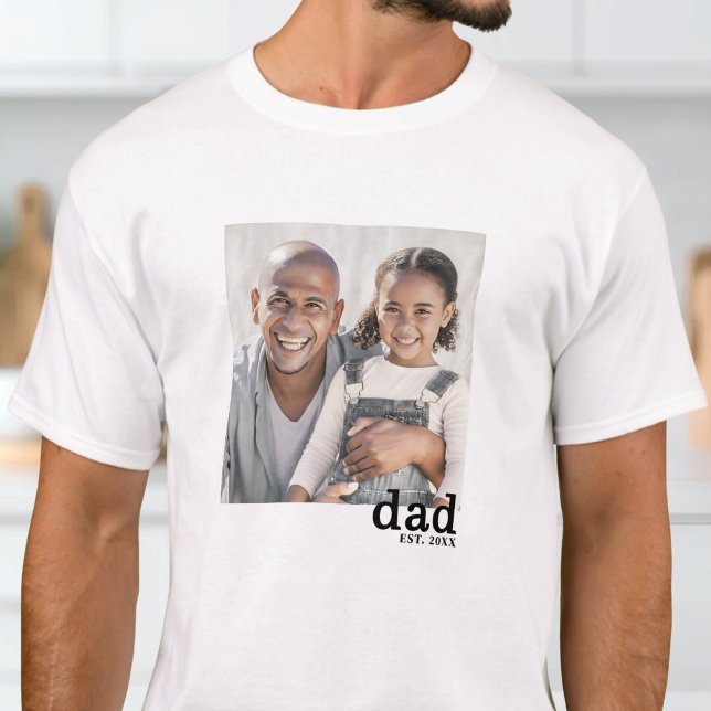 Camiseta Papá Personalizado Padre (Dad Personalized Father T-Shirt )