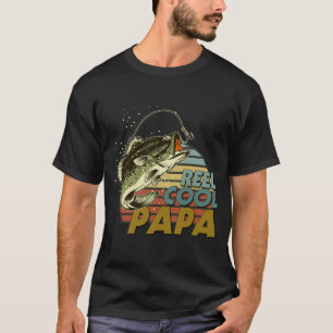 Camiseta papa pesca genial carrete s