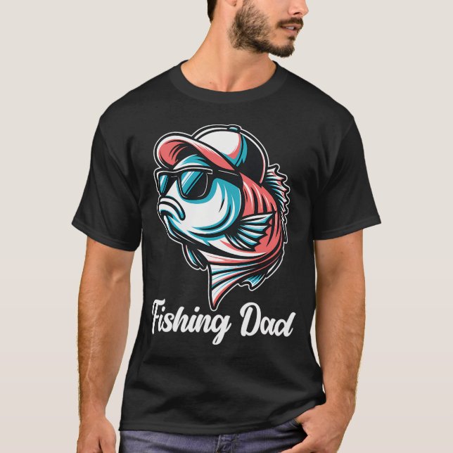 Camiseta papá pescador (Anverso)