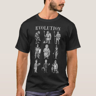 Camiseta Papá Pescador Divertido Evolución Pescador Día del
