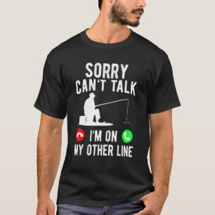 Camiseta Papá Pescador Divertido Hombres Carrete Divertido