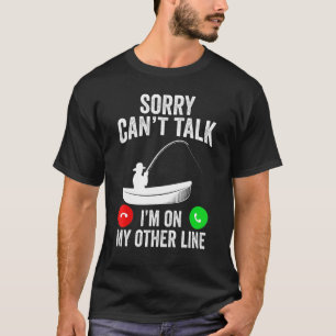 Camiseta Papá Pescador Divertido Hombres Carrete Divertido