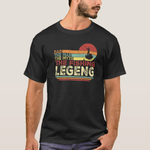 Camiseta Papá pescador vintage para el Día del Padre