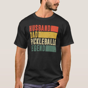 Camiseta Papa Pickleball Funny Esposo Papá Leyenda Vintage