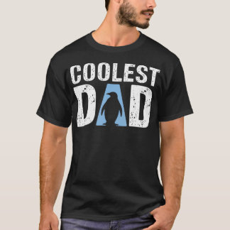 Camiseta Papá Pingüino Más Genial Día del Padre Funny Daddy