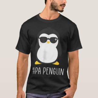 Camiseta Papa Pingüino - Padre Divertido y Lindo