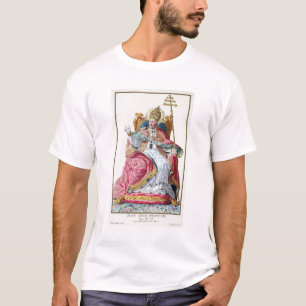 Camiseta Papa Pío VI (1717-99) de 'DES Estampes de Receuil