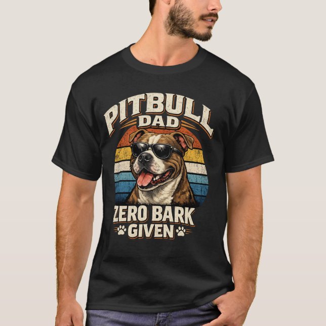 Camiseta Papá Pitbull (Anverso)