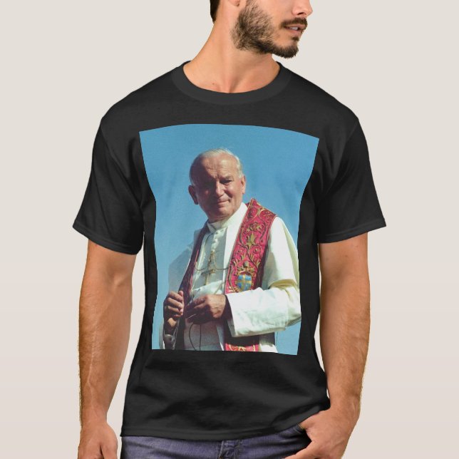 Camiseta Papa polaco Juan Pablo II (Anverso)