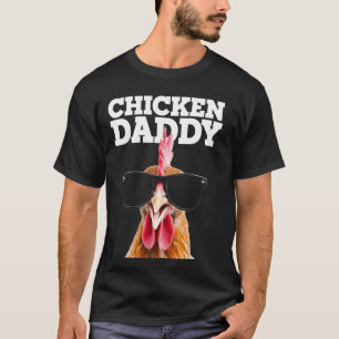 Camiseta Papá Pollo Gallo Padre Granjero Pollo Divertido Am
