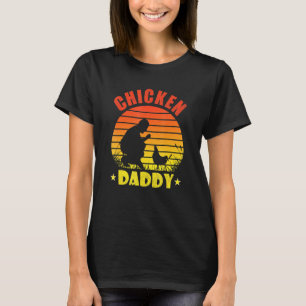 Camiseta Papá Pollo Granjero Papá Avicultura Pollo