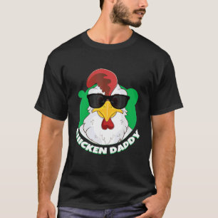 Camiseta Papá Pollo Para Granjeros De Aves Trasero De Pollo