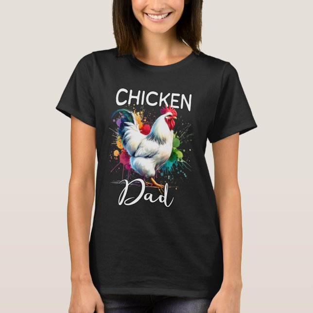 Camiseta Papá Pollo Pollo (Anverso)