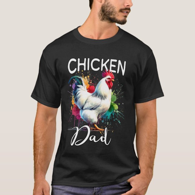 Camiseta Papá Pollo Pollo (Anverso)