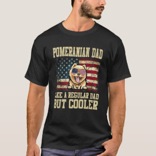 Camiseta Papa Pomerania Como Un Papa Normal Pero Perro Más 