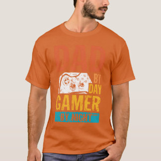 Camiseta Papá Por Día Jugador Por Padre Nocturno Familia De