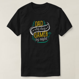 Camiseta Papá por jugador de día por cumpleaños de noche o 