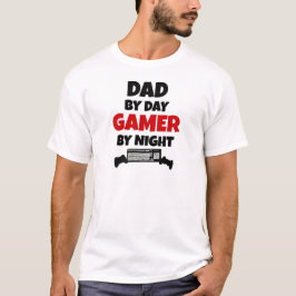 Camiseta Papá por jugador de día por noche