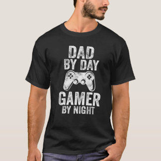 Camiseta Papá por videojugador del día por juego del vídeo