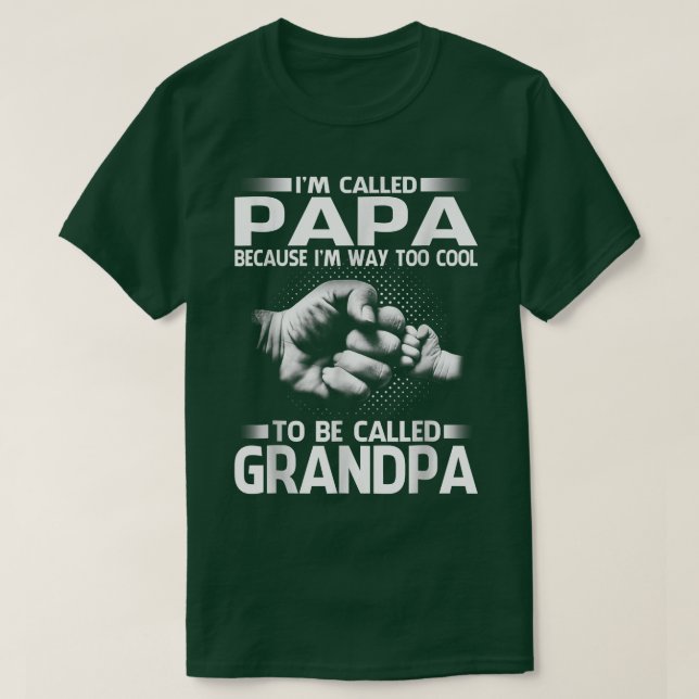 Camiseta Papá porque soy muy Guay para llamarme abuelo (Diseño del anverso)