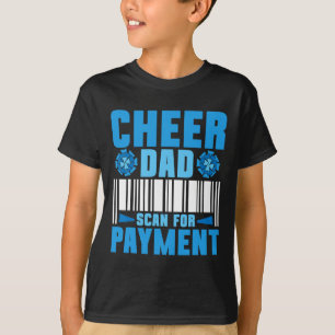 Camiseta Papá porrista Animar porrista Papá porrista Escane
