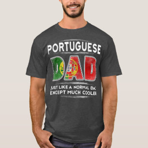 Camiseta Papá portugués es mucho más frío en el Día del Pad