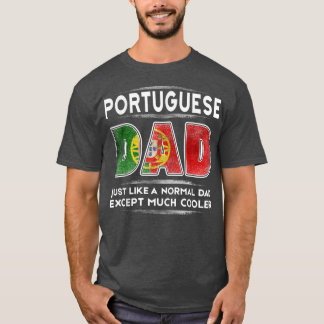 Camiseta Papá portugués es mucho más frío en el Día del Pad