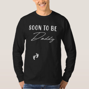 Camiseta Papá pronto estará embarazada del primer día de pa