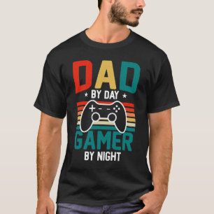 Camiseta Papá que es jugador; videojuegos; regalo de papá