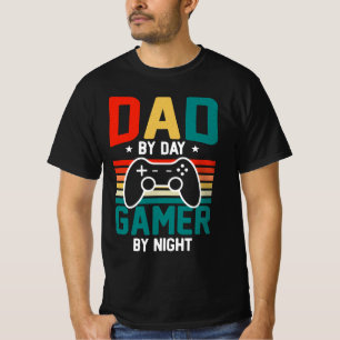 Camiseta Papá que es jugador; videojuegos; regalo de papá
